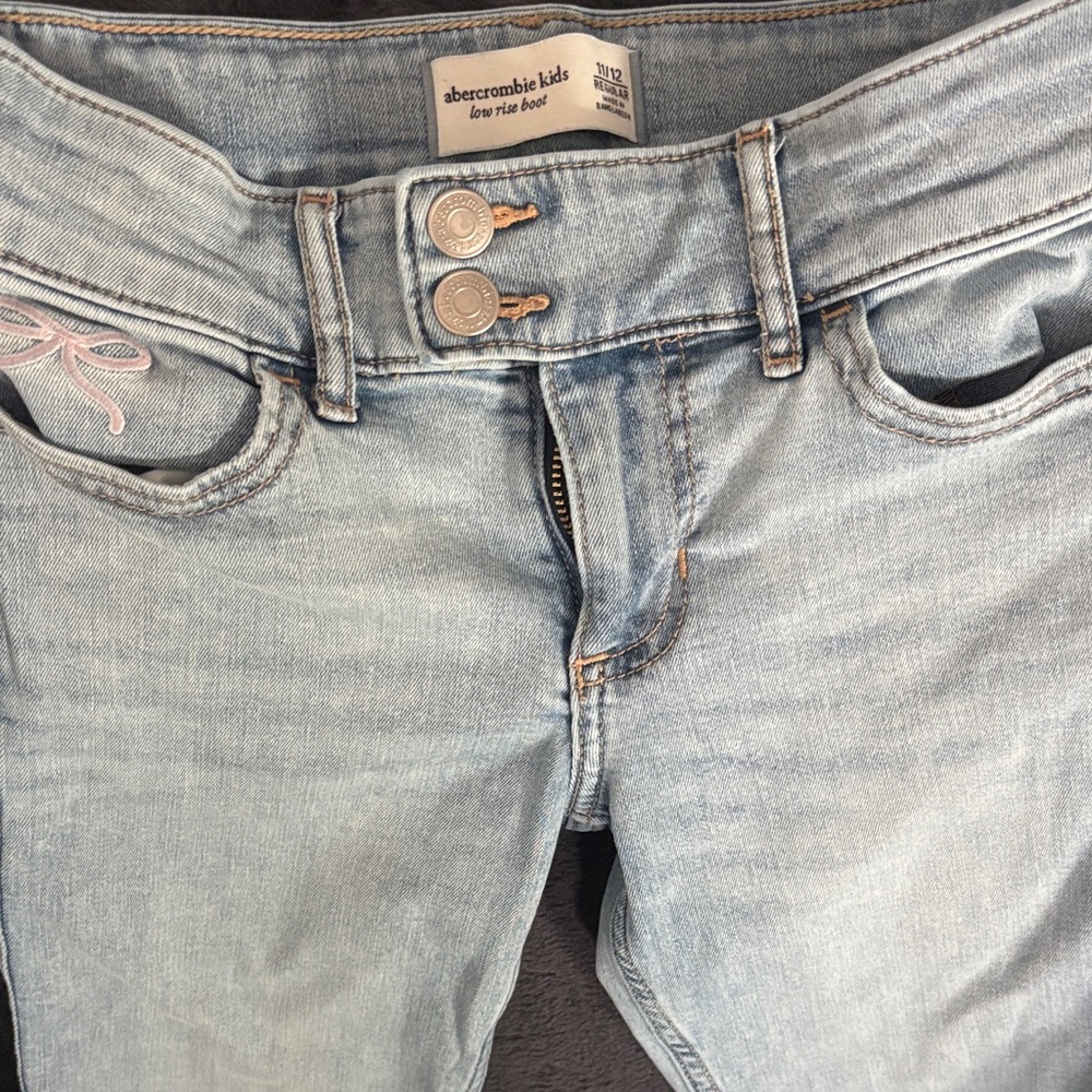 Abercrombie Kids Light Blue Boot Cut Jeans